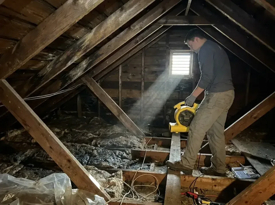 attic-water-damage-drying-proc-007 — frequently asked questions, Emergency Water Extraction & 24/7 Flood Response in Combes,…